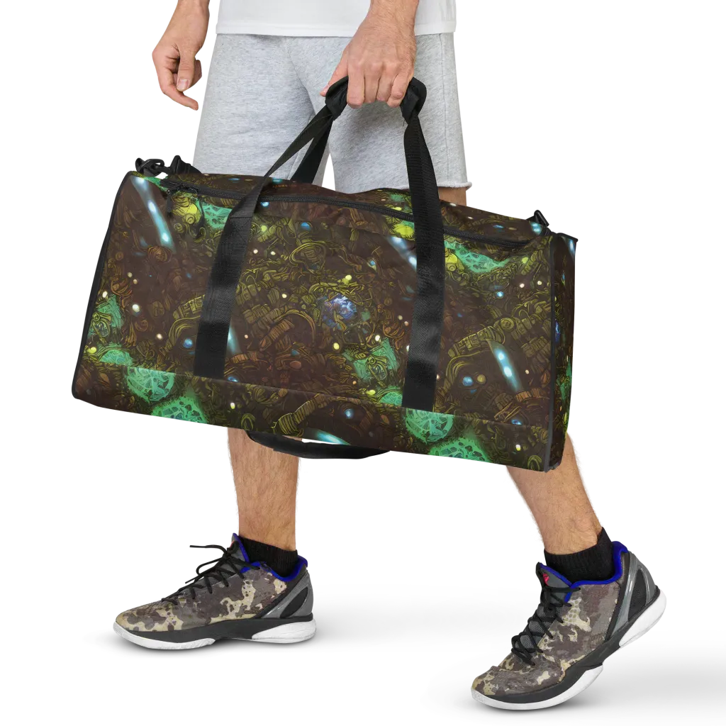 Bioluminescent Engine on Duffle Bag — Front