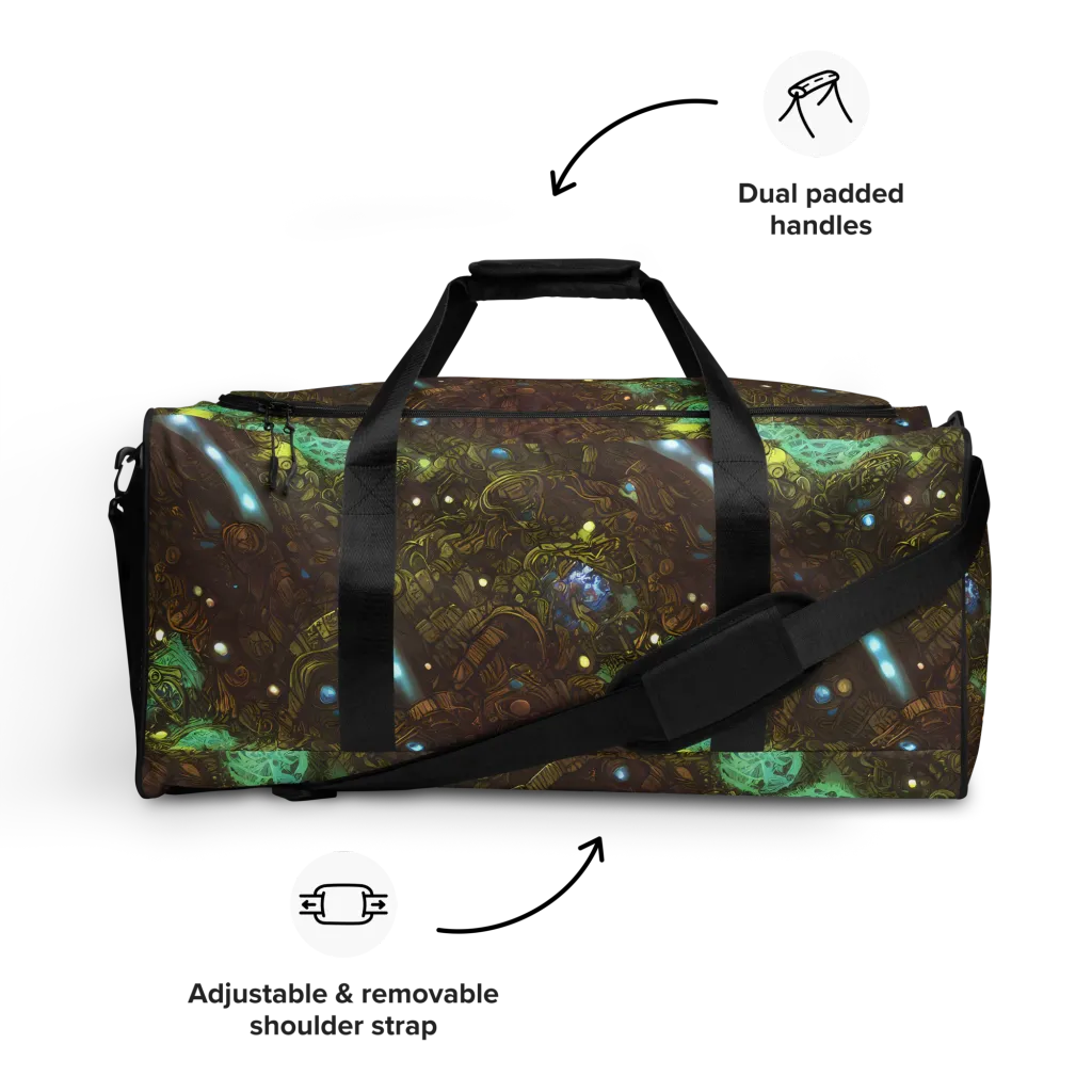 Bioluminescent Engine on Duffle Bag — Front