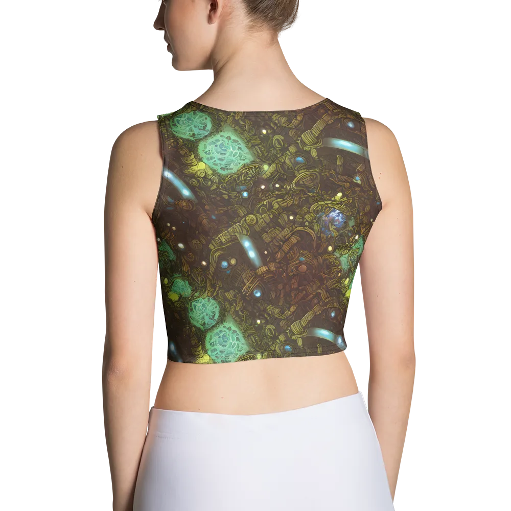 Bioluminescent Engine on Crop Top — Back