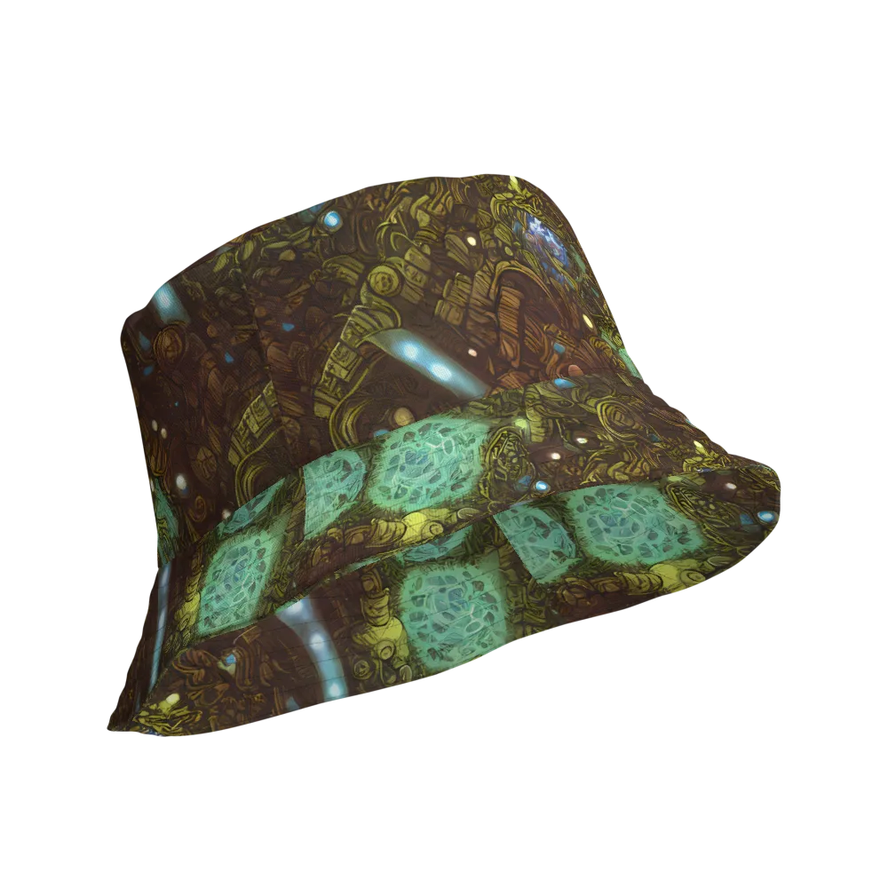 Bioluminescent Engine on Reversible Bucket Hat — Product details Outside