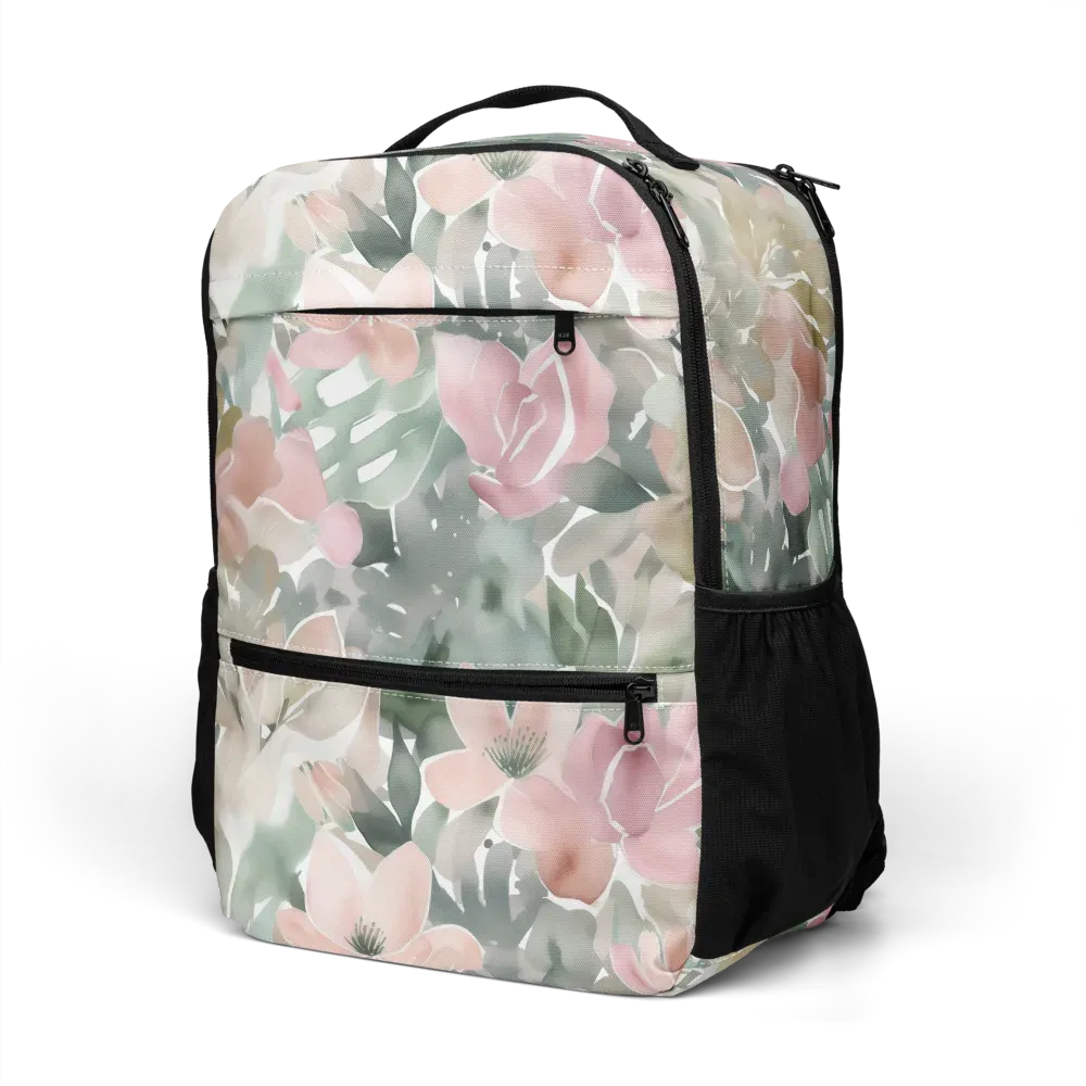 Sage Blossom on Utility Backpack — Left Front