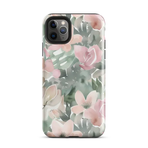 Sage Blossom on a Tough Case for iPhone®