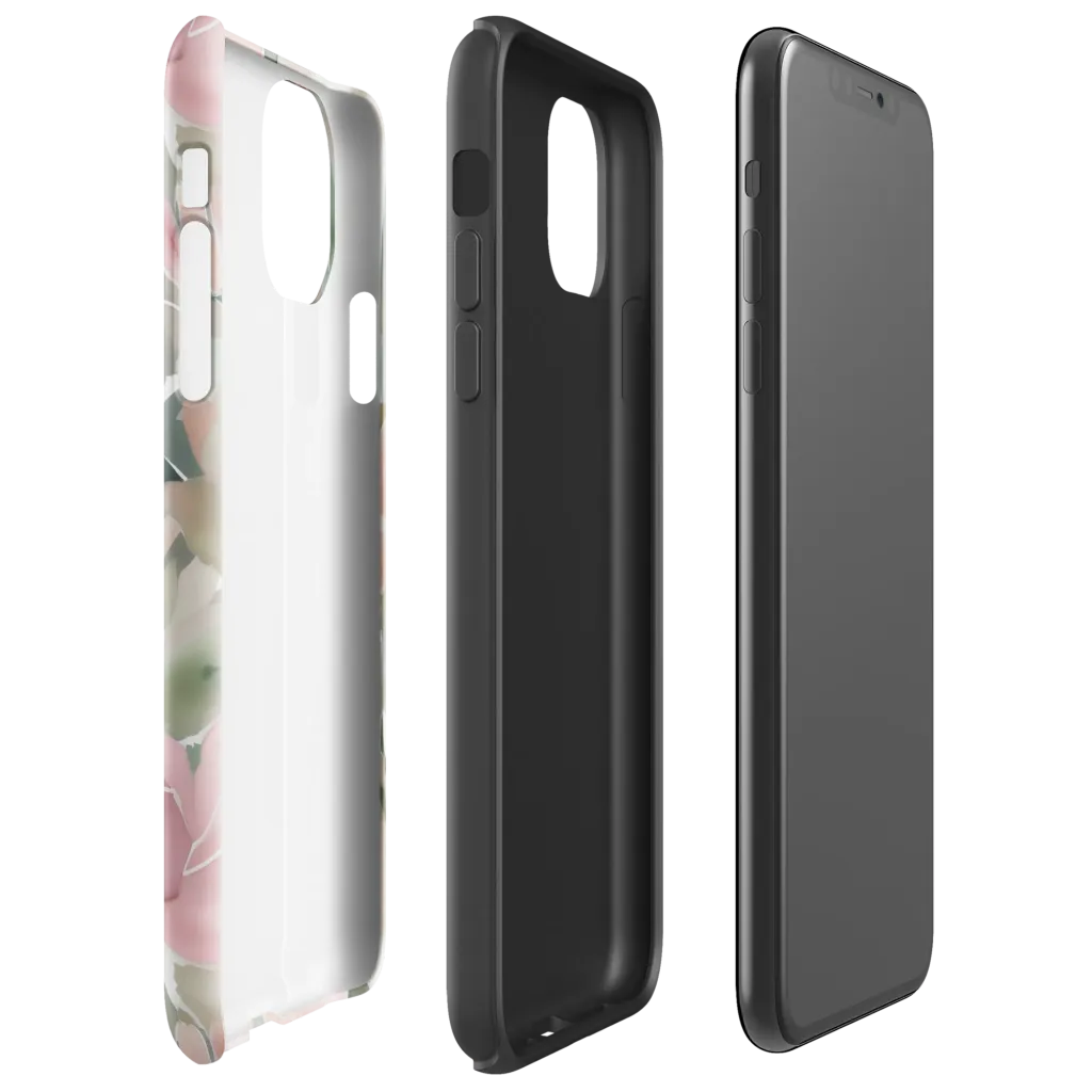 Sage Blossom on Tough Case for iPhone® — Right