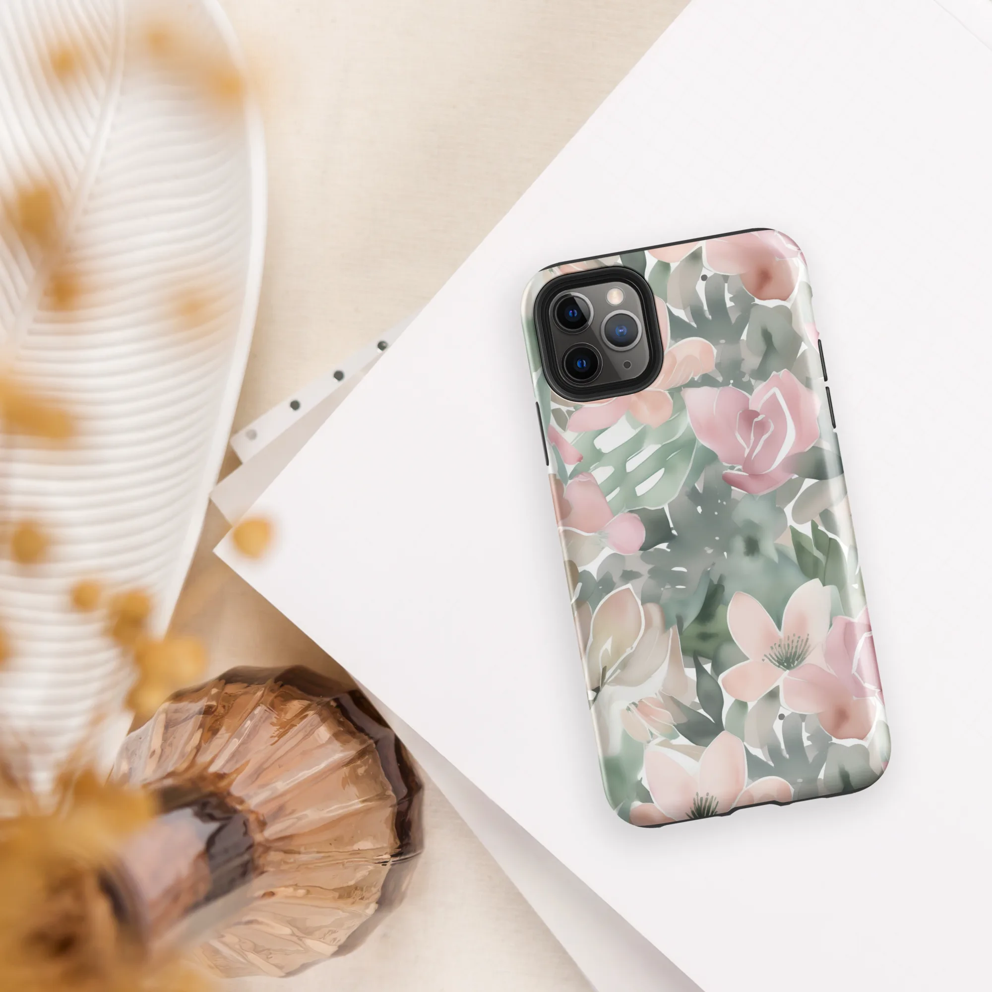 Sage Blossom on Tough Case for iPhone® — Front