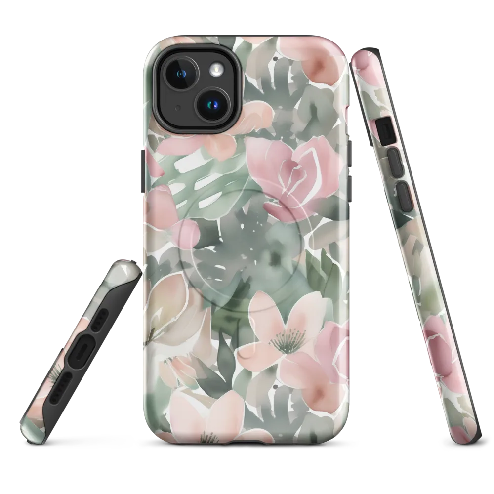 Sage Blossom on MagSafe Tough Case for iPhone® — Front