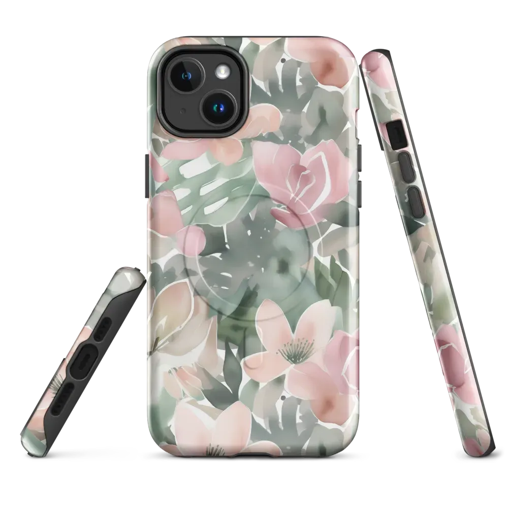 Sage Blossom on MagSafe Tough Case for iPhone® — Front