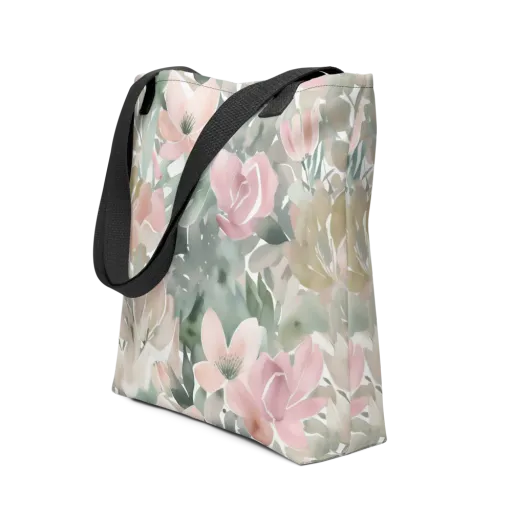 Sage Blossom on a Tote Bag