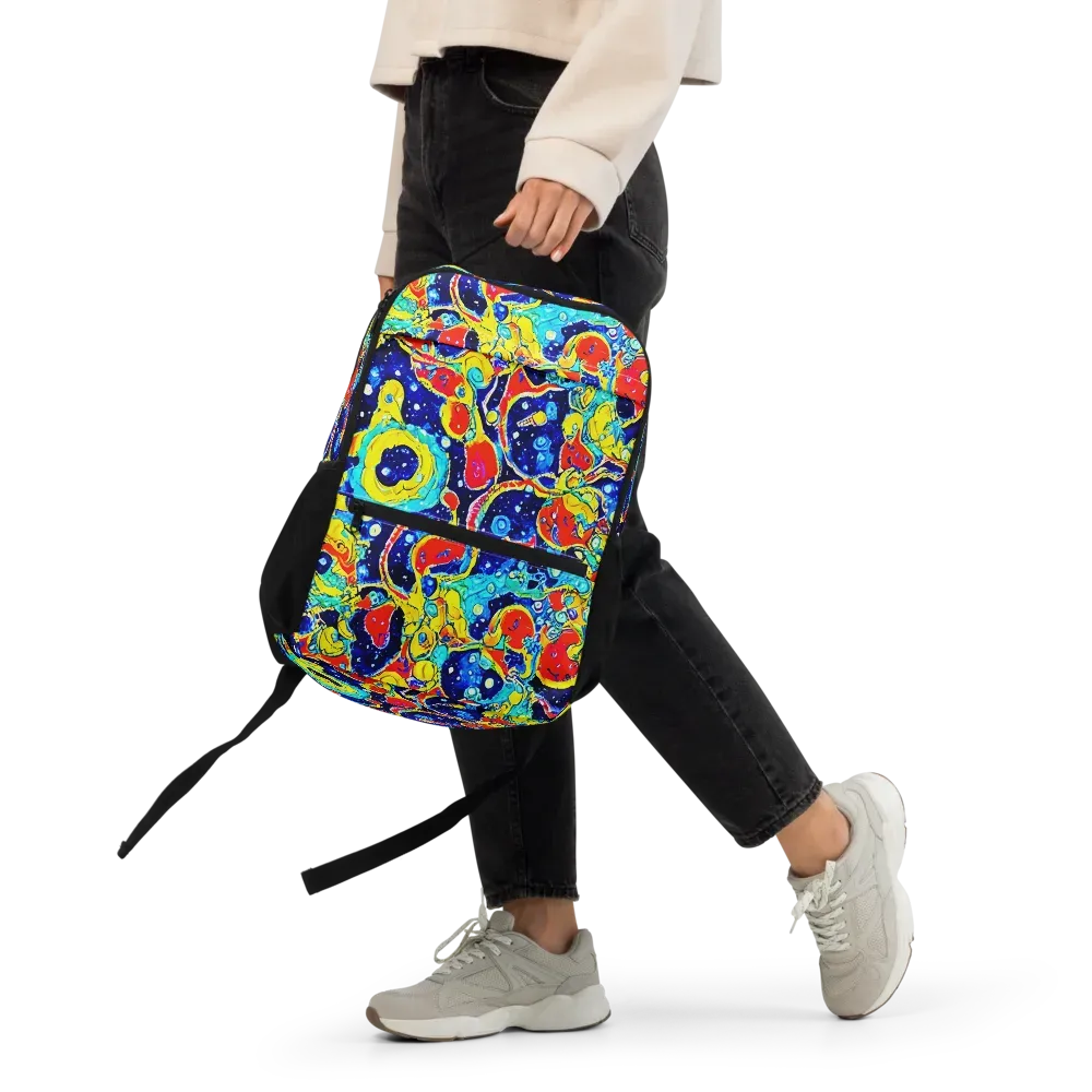 Amoeba Galaxy on Utility Backpack — Front