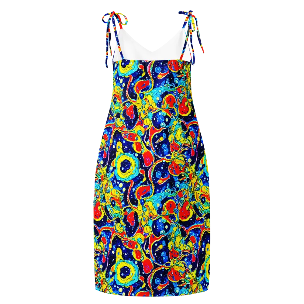 Amoeba Galaxy on Slip Dress — Back