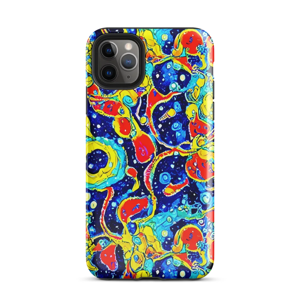 Amoeba Galaxy on Tough Case for iPhone® — Front