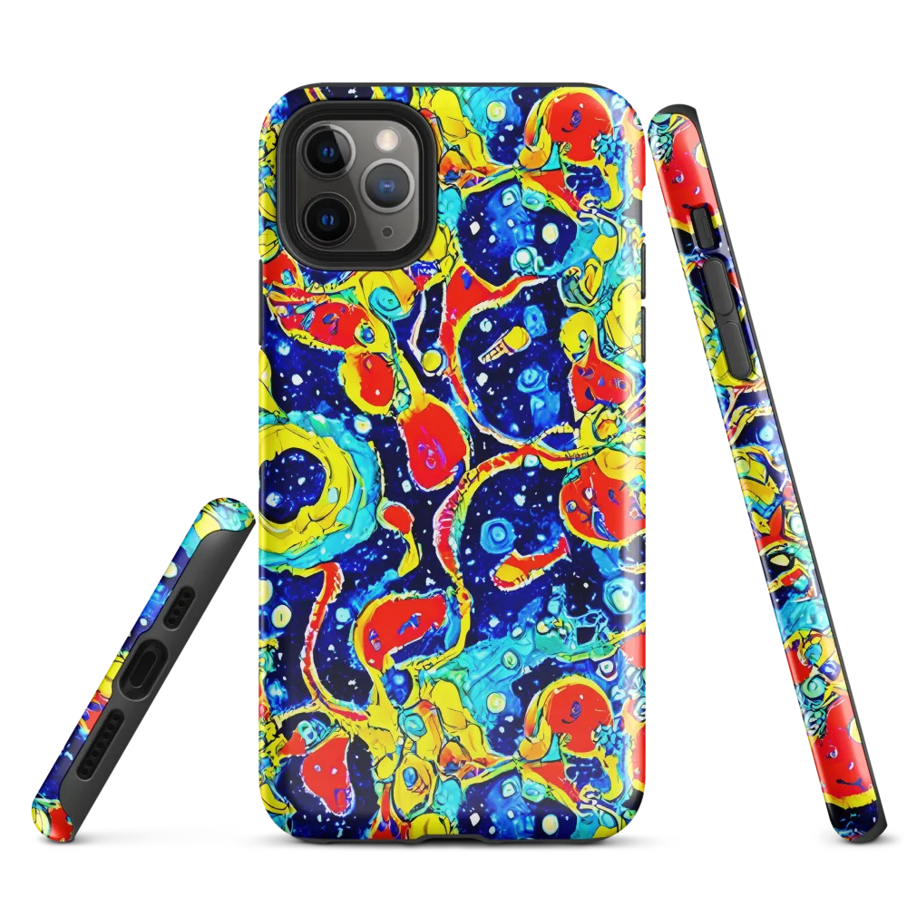 Amoeba Galaxy on Tough Case for iPhone® — Front