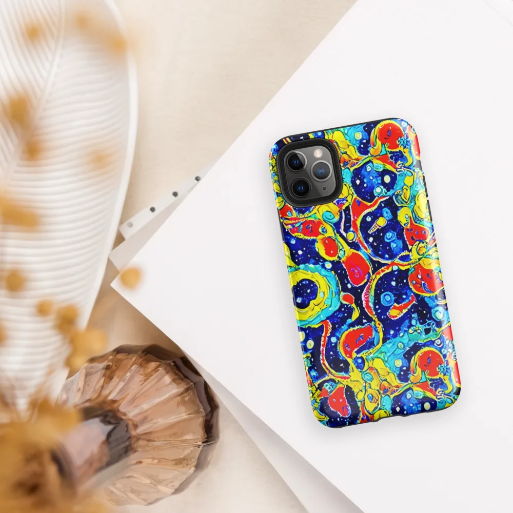 Amoeba Galaxy on Tough Case for iPhone® — Front