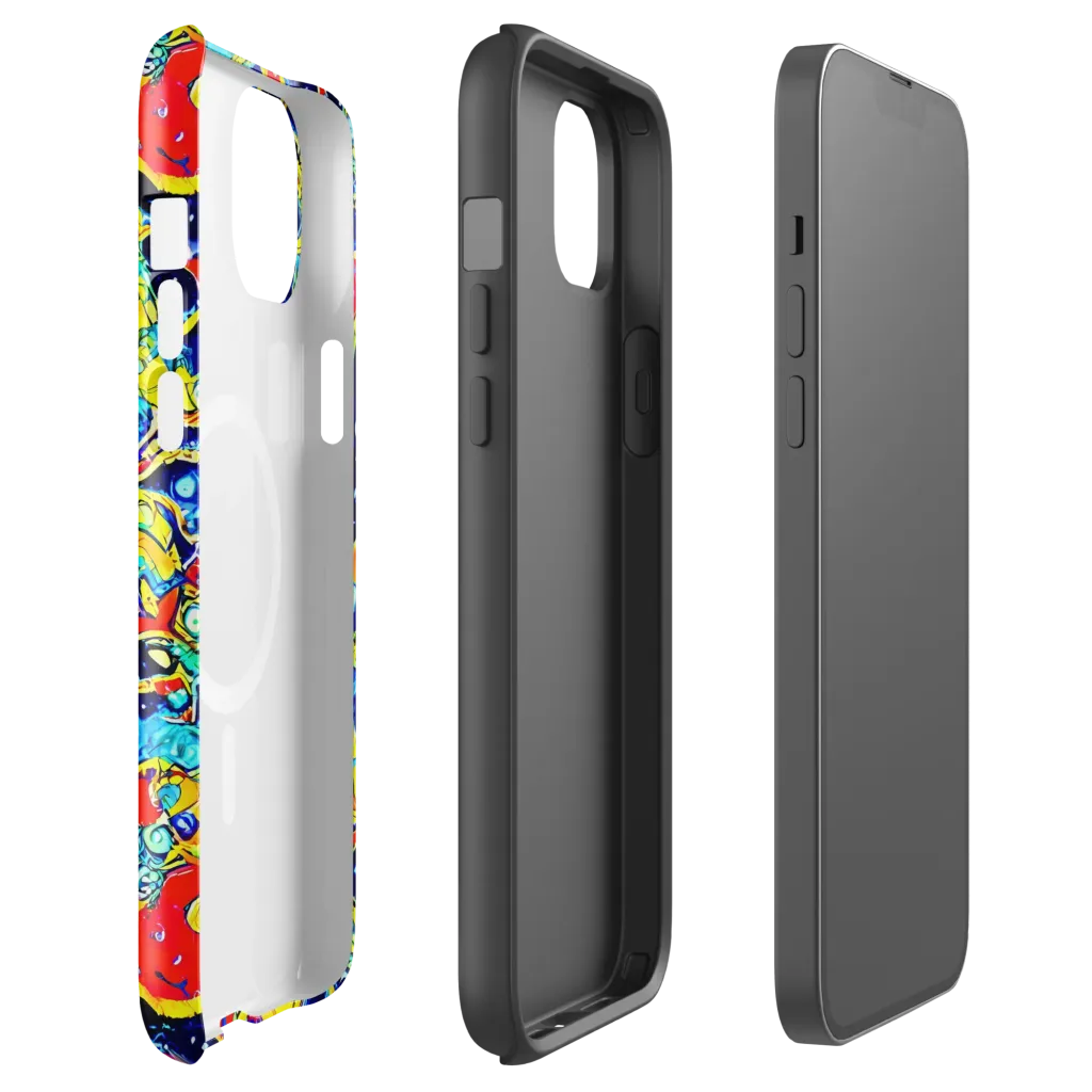 Amoeba Galaxy on MagSafe Tough Case for iPhone® — Front
