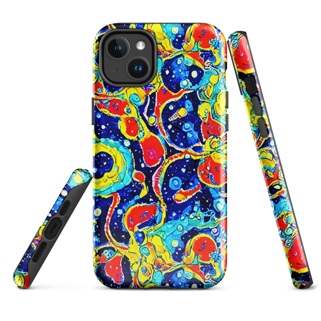 Amoeba Galaxy on MagSafe Tough Case for iPhone® — Front