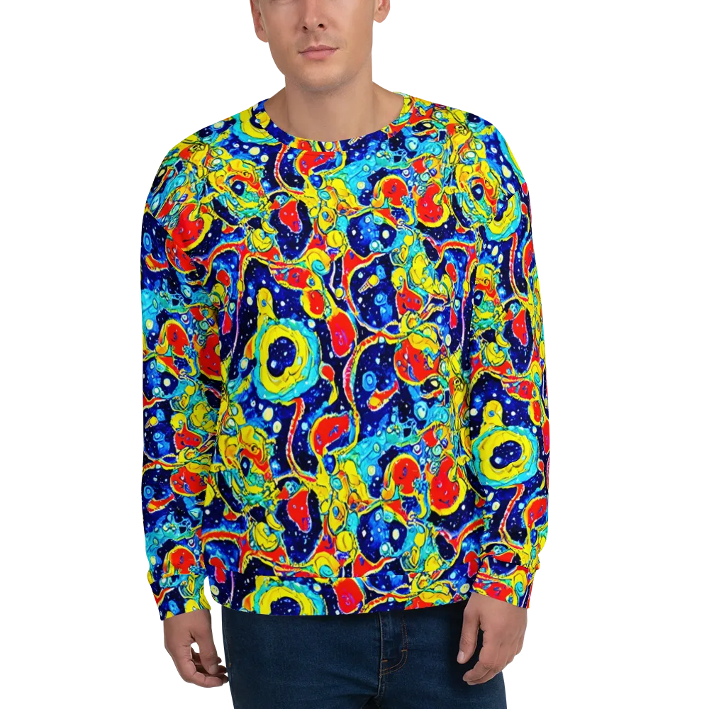Amoeba Galaxy on Sweatshirt — Front