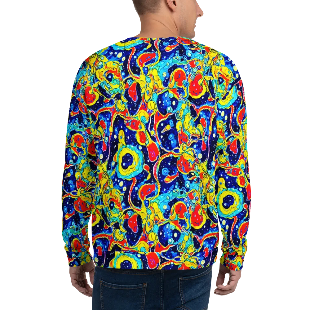 Amoeba Galaxy on Sweatshirt — Back