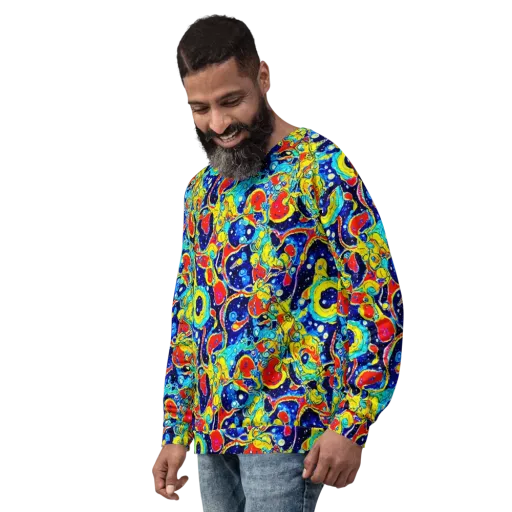 Amoeba Galaxy on a Sweatshirt