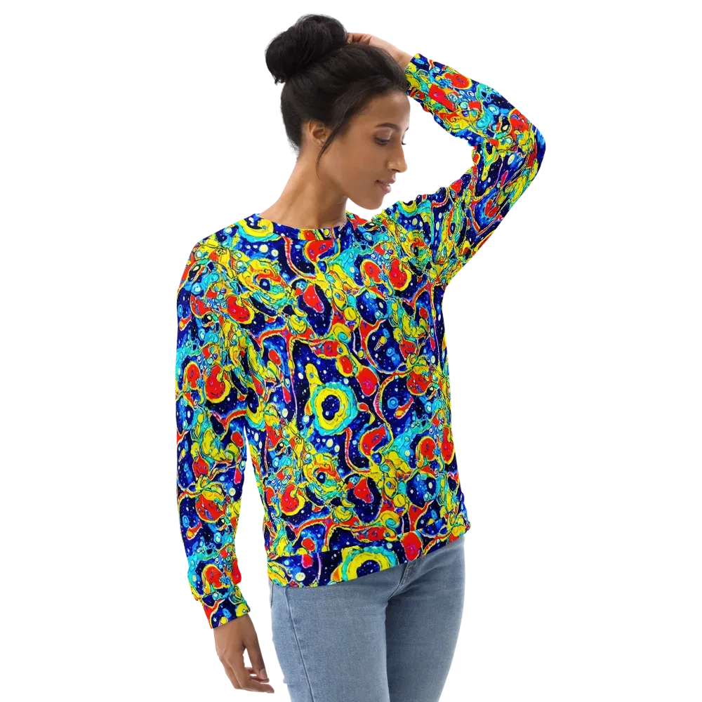 Amoeba Galaxy on Sweatshirt — Right Front
