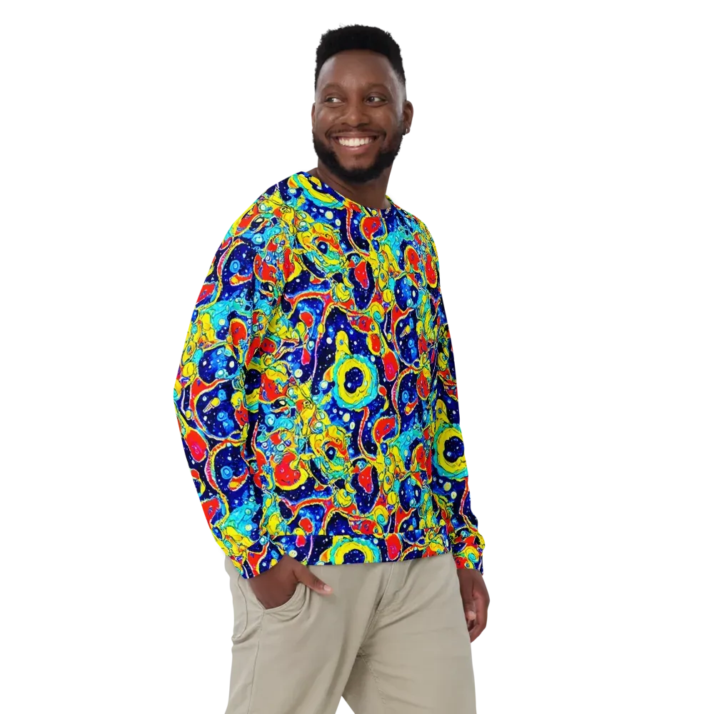 Amoeba Galaxy on Sweatshirt — Front