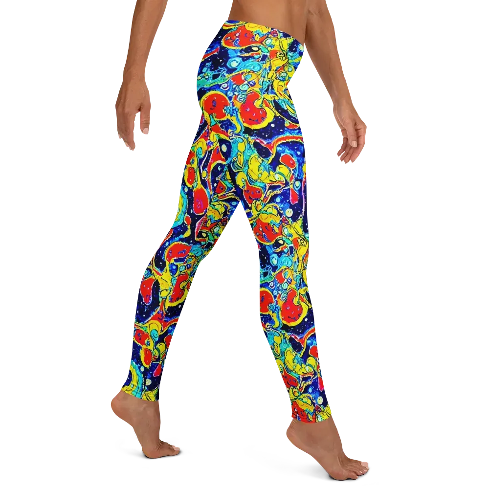 Amoeba Galaxy on Leggings — Right