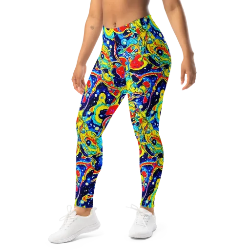 Amoeba Galaxy on a Leggings
