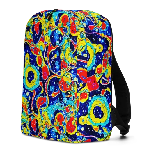 Amoeba Galaxy on a Minimalist Backpack