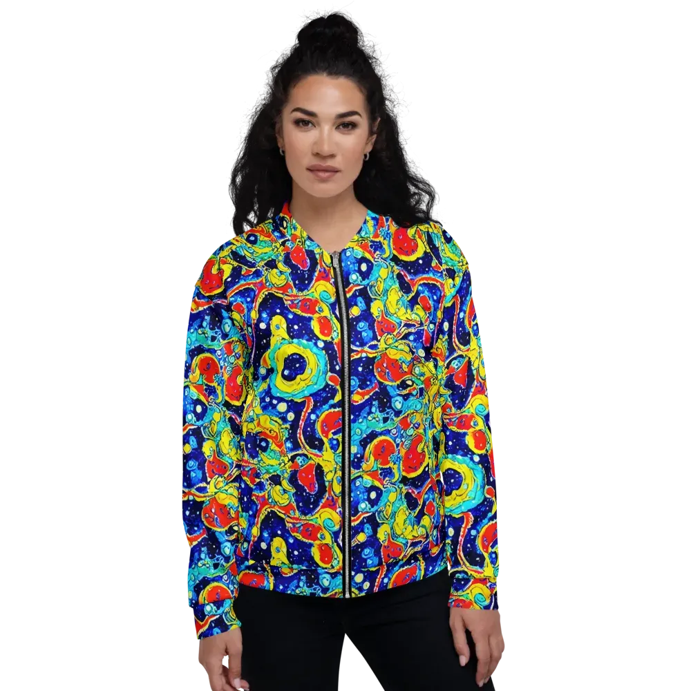 Amoeba Galaxy on Bomber Jacket — Front