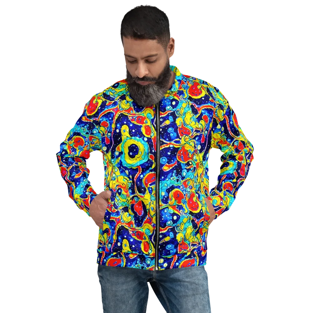 Amoeba Galaxy on Bomber Jacket — Front