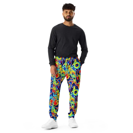 Amoeba Galaxy on a Men's Joggers