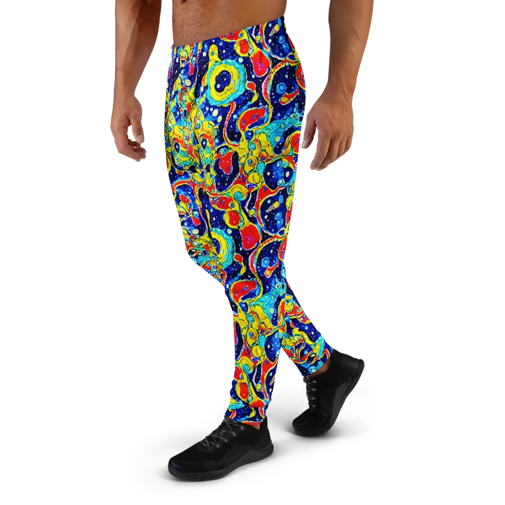 Amoeba Galaxy on Men's Joggers — Left