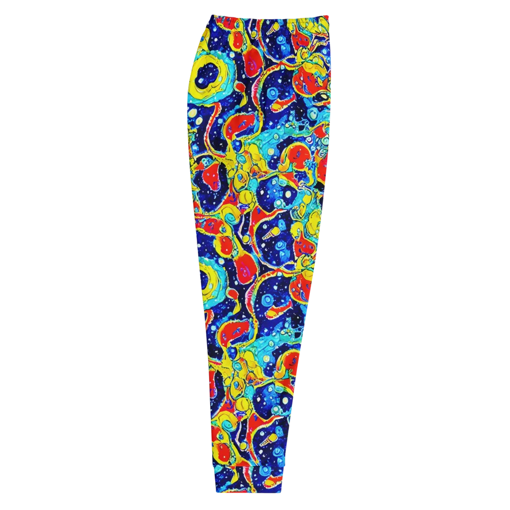 Amoeba Galaxy on Men's Joggers — Right