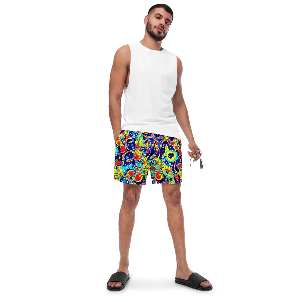 Amoeba Galaxy on Swim Trunks — Front