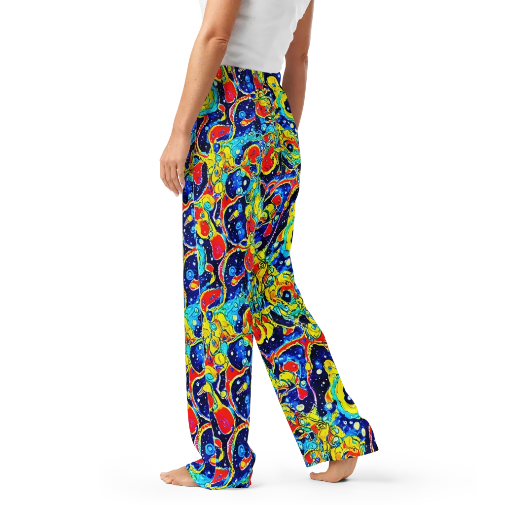 Amoeba Galaxy on Women's Pajama Pants — Left