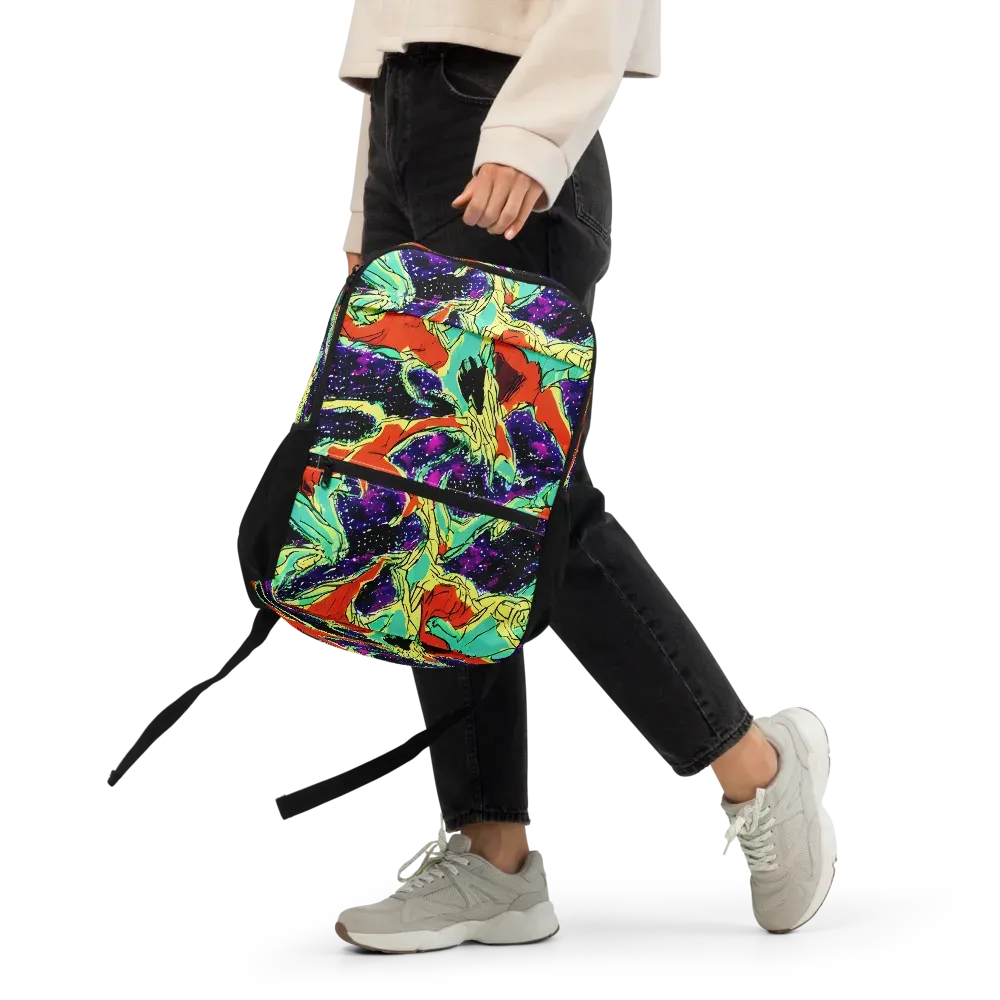 Psychedelic Canopy on Utility Backpack — Front