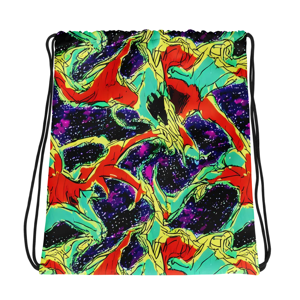 Psychedelic Canopy on Drawstring Bag — Photo