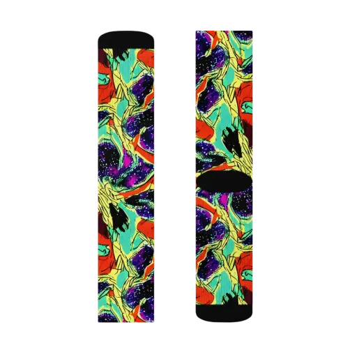 Psychedelic Canopy on a Socks