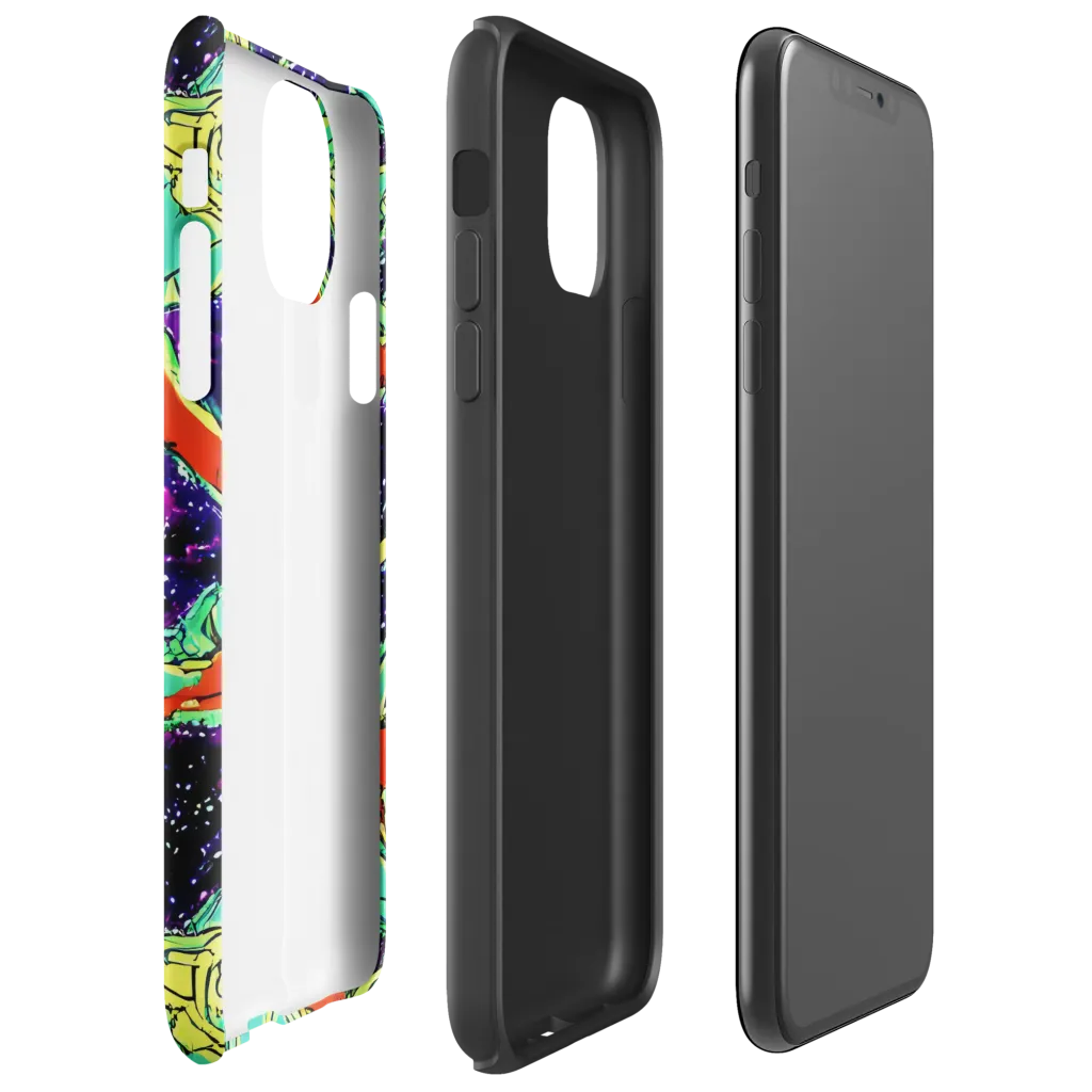 Psychedelic Canopy on Tough Case for iPhone® — Right