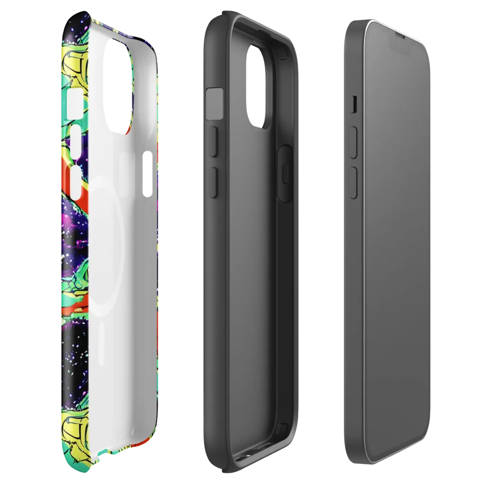 Psychedelic Canopy on MagSafe Tough Case for iPhone® — Front