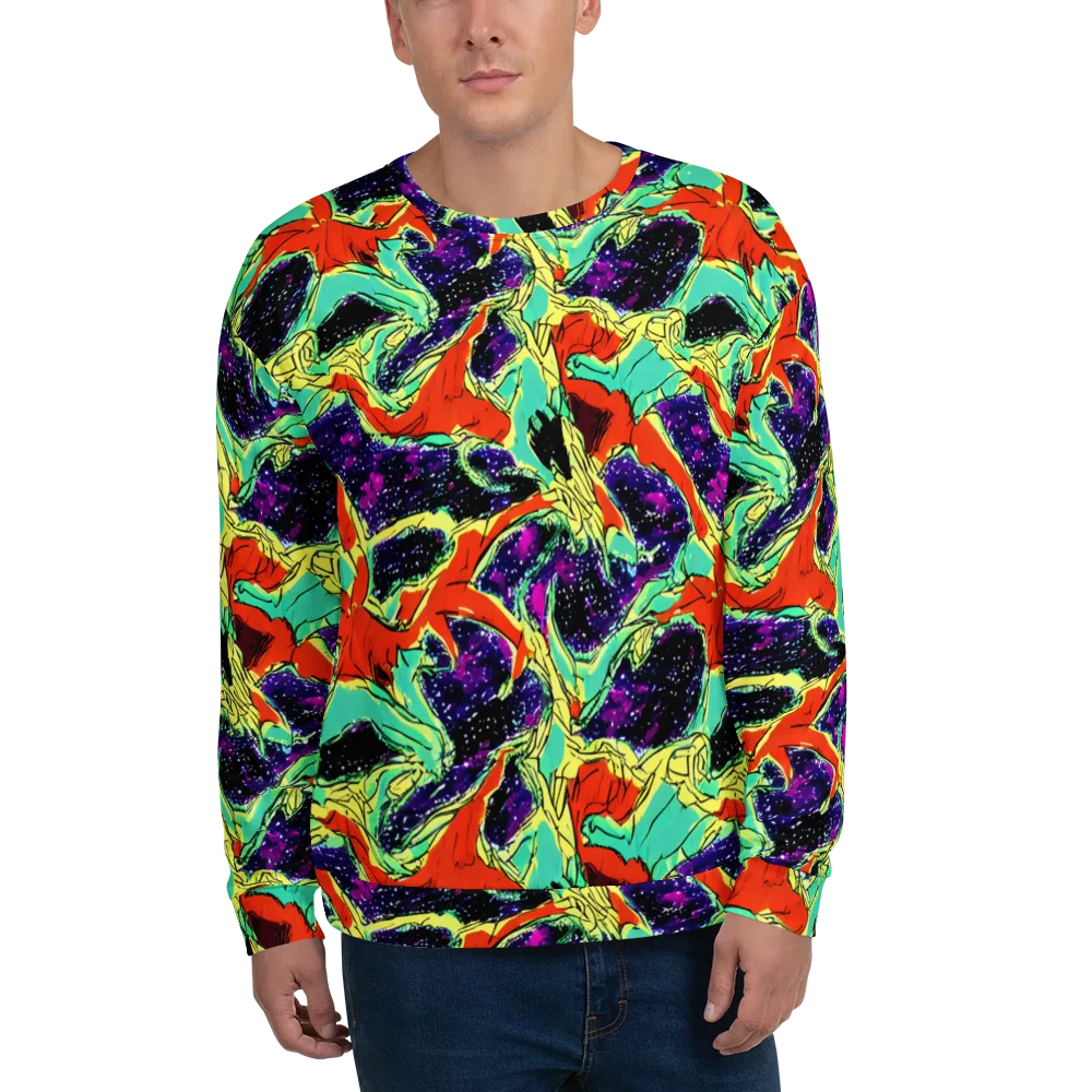Psychedelic Canopy on Sweatshirt — Front