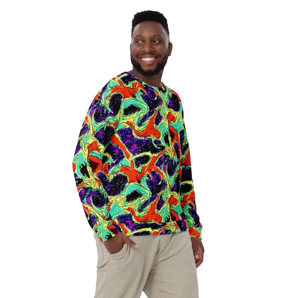 Psychedelic Canopy on Sweatshirt — Front