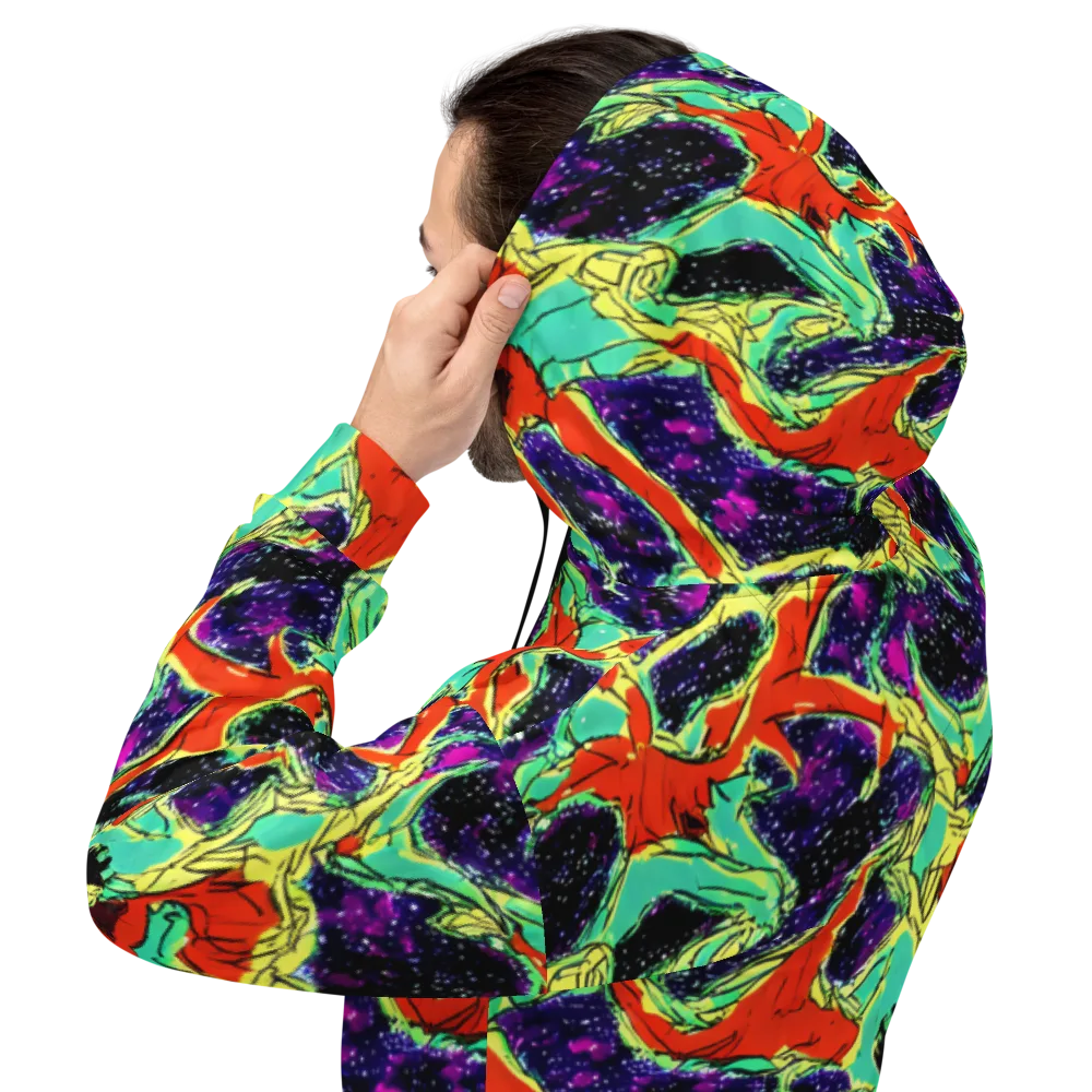 Psychedelic Canopy on Hoodie — Back