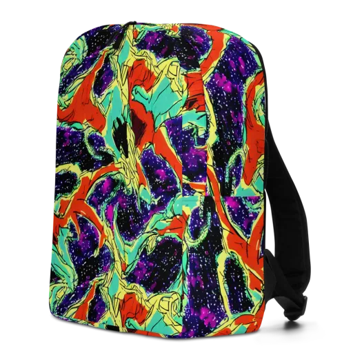 Psychedelic Canopy on a Minimalist Backpack