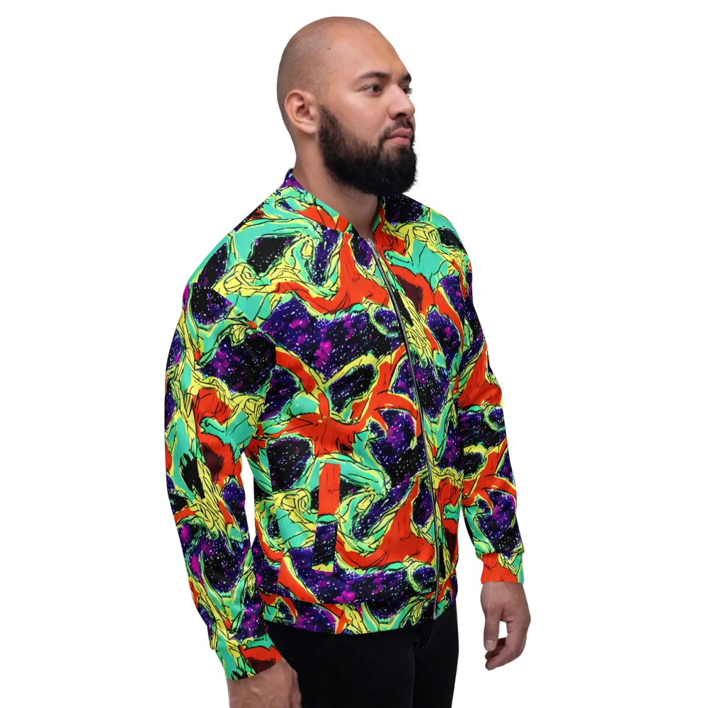 Psychedelic Canopy on Bomber Jacket — Right