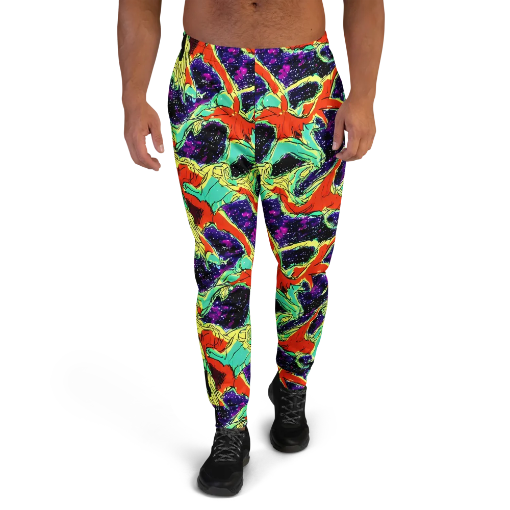 Psychedelic Canopy on Men's Joggers — Front