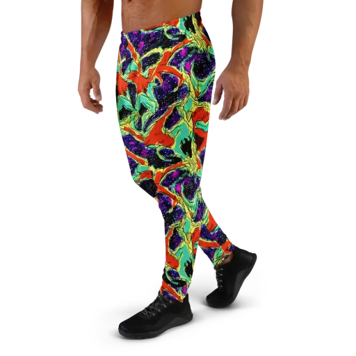 Psychedelic Canopy on a Men's Joggers