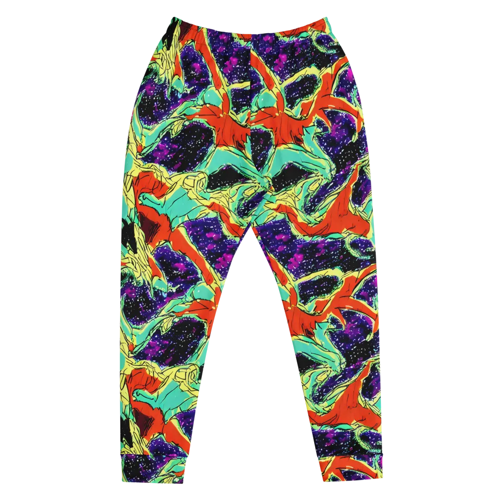 Psychedelic Canopy on Men's Joggers — Front