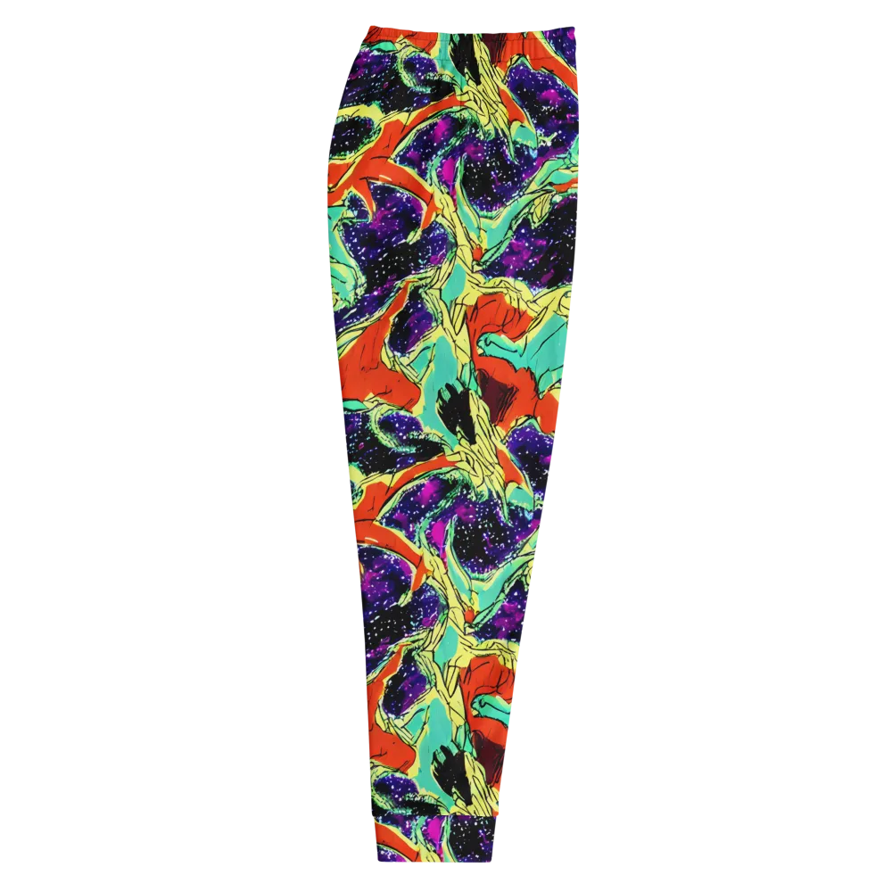 Psychedelic Canopy on Men's Joggers — Right