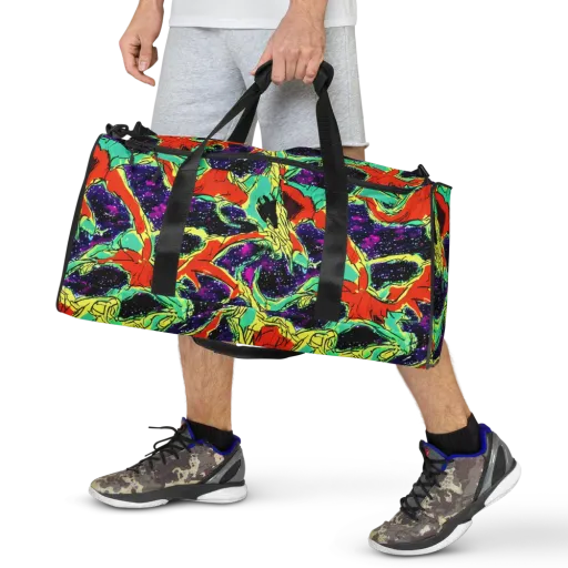 Psychedelic Canopy on a Duffle Bag