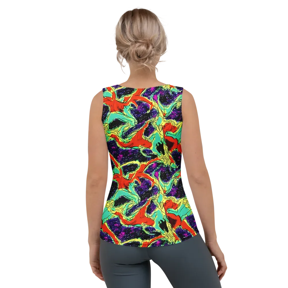 Psychedelic Canopy on Women's Tank Top — Back