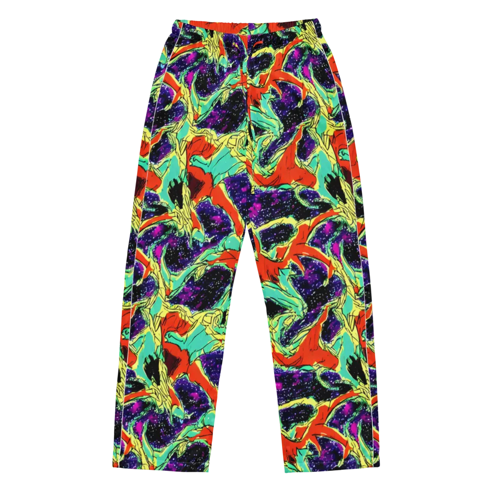 Psychedelic Canopy on Women's Pajama Pants — Front